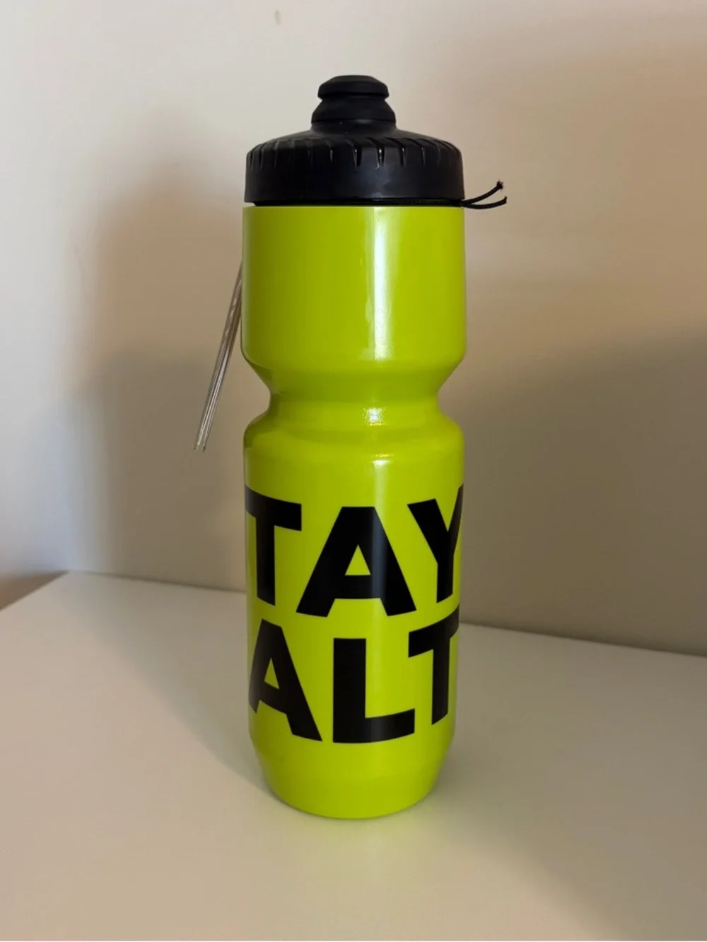Stay Salty Neon Yellow Squeeze Water Bottle LMNT Purist Travel Bike 26oz NEW
